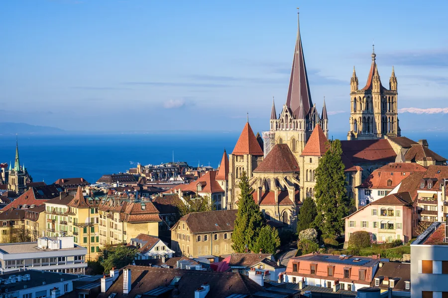Vista urbana de Lausanne