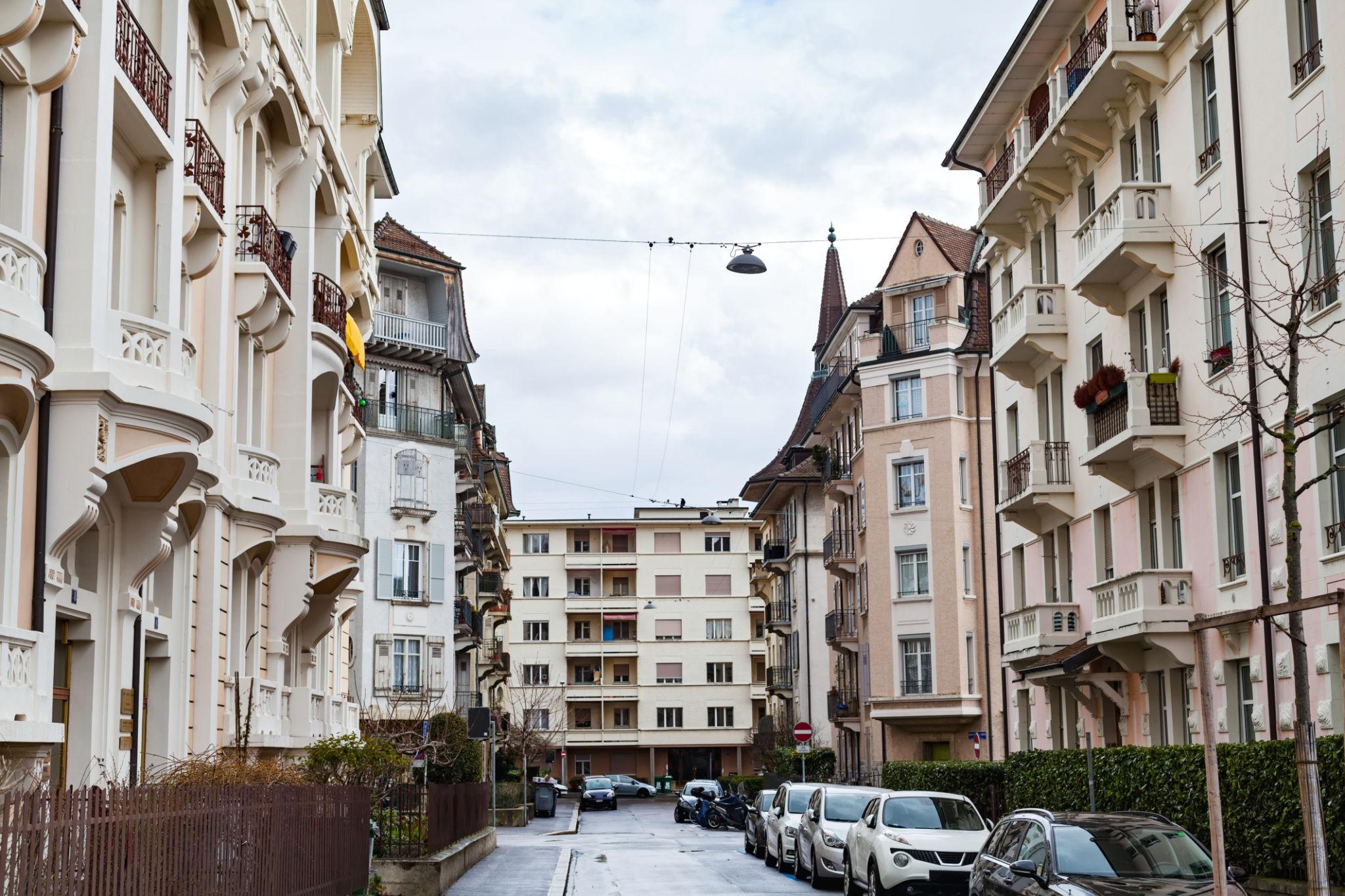 Edificios residenciales en Lausanne